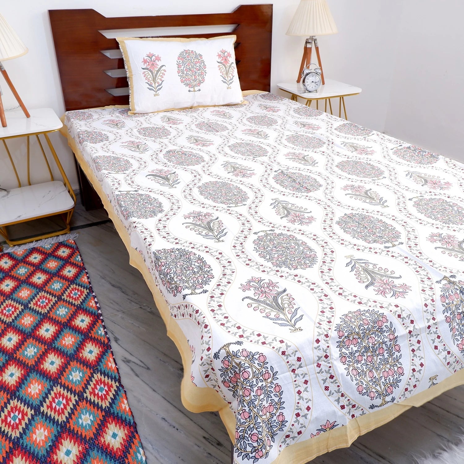 100% Pure Cotton Bed Sheet | Yami